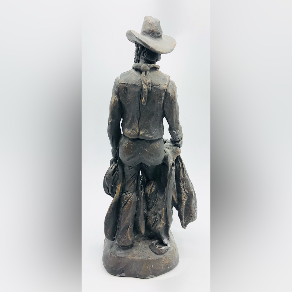 Vintage Tim Jackson Sculpture Cowboy Figure Western Figurine Collectible Decor - Picture 5 of 16
